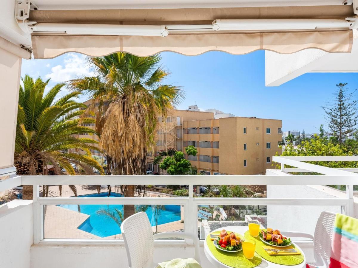 302 Modern, Light, Comfortable Studio With Swimming Pool Playa de las Americas  Exterior photo